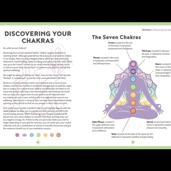 Chakra, Crystals, guide, esoteric, bohemian, Buddha, Tibetan, Tarot, magic - Picture 5 of 6